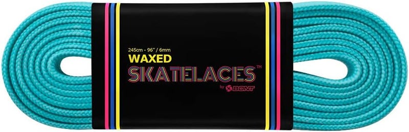 Bont Skates Waxed Laces - 6mm & 8mm - 47" 71" 79" 96" 108" - Pool Party Blue - Image 3